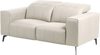 Sofa 2-Sitzer OMMEL Stoff Hellbeige Bild 4
