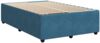 vidaXL Boxspringbett mit Matratze Blau 120x190 cm Samt 3287684 Bild 5