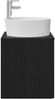 vidaXL Wandmontierte Waschtisch Schwarze Eiche 49,5 x 44,5 x 65 cm 890295 Bild 4