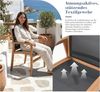 JOIVI Gartenstuhl Holz Gartenstühle (Akazienholz Essstühle), Atmungsaktivem Textilene-Gewebe für Garten & Terrasse, 4-tlg Schwarz Bild 4