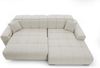 Wohnlandschaft >Puppet< Kopfteilverstellung, Sitzverstellung, creme - 301x113x195cm (BxHxT) Bild 5