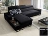 Möbel für Dich Ecksofa Melody I MAX, mit Ablage, USB, Becherhalter, Schlaffunktion und Bettkasten Bild 1