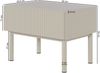Selsey 'Veldio New' Nachttisch mit Rillenfront und Schublade, Schwarz, 50 cm Bild 5