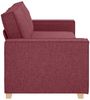 vidaXL 3-Sitzer-Sofa Weinrot 220 cm Stoff 4104993 Bild 5