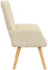 vidaXL Relaxsessel Creme Stoff [327921] Bild 4