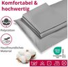 DecoHomeTextil Heimtextilmanufaktur Bettwäsche Set Bettgarnitur mit Reißverschluss Polycotton Uni Bild 4