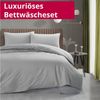 DecoHomeTextil Heimtextilmanufaktur Bettwäsche Set Bettgarnitur mit Reißverschluss Polycotton Uni Bild 3