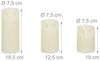 Relaxdays LED Kerzen 3er Set Bild 5