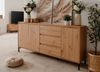 Furn. Design Sideboard Bastia (Kommode in Eiche Artisan, 3-türig, 3 Schubladen, 170 x 87 cm), mit viel Stauraum Bild 3