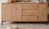 Furn. Design Sideboard Bastia (Kommode in Eiche Artisan, 3-türig, 3 Schubladen, 170 x 87 cm), mit viel Stauraum Bild 2