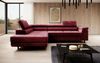 Designer Sofa Costa mit Schlaf - und Klappfunktion Bordeaux Links Bild 2