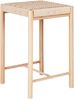 Barhocker >Abano< in Natur, Massivholz - 42x66,5x42cm (BxHxT) Bild 1