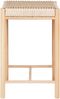 Barhocker >Abano< in Natur, Massivholz - 42x66,5x42cm (BxHxT) Bild 4