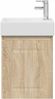 vidaXL Badezimmer Waschtischunterschrank mit Wasserhahn Sonoma-Eiche 889473 Bild 5