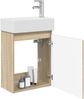 vidaXL Badezimmer Waschtischunterschrank mit Wasserhahn Sonoma-Eiche 889473 Bild 3