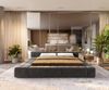 Polsterbettgestell Espazio 180x200 cm Bouclé Soft Schlamm mit Stauraum Bild 2