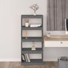 vidaXL Bücherregal/Raumteiler Grau 60x30x135,5 cm Massivholz Kiefer 808170 Bild 3