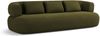Micadoni Sofa Jenny 4-Sitzer Samt Salvador Grün Bild 2