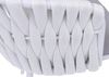 2er-Set Aluminium-Gartenstuhl HWC-P89, Gartensessel Outdoor Stuhl, Stoff/Textil (180 g/m²) Seilgeflecht Rope ~ hellgrau Bild 5