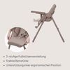 lionelo Hochstuhl LINN PLUS (Set), 2in1/Liegefunktion/6 Höhen/3 Lehnen/Tablett Bild 4