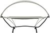 vidaXL Outdoor-Loungebett mit Dach Creme Stahl und Oxford-Stoff 317601 Bild 3