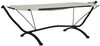 vidaXL Outdoor-Loungebett mit Dach Creme Stahl und Oxford-Stoff 317601 Bild 5