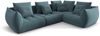 Micadoni Ecksofa Bloom 4-Sitzer Rechts Samt Pastellblau Bild 2