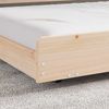 vidaXL Bettgestell Braun 80 x 200 cm Massivholz Kiefer 873424 Bild 4