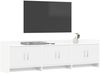 vidaXL TV-Schränk 168 x 33 x 47 cm Weiß Holzwerkstoff 8011203 Bild 2