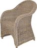 Kubu-Rattansessel Korbsessel naturgrau Handarbeit Rattan 58x86x68 cm Bild 1