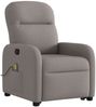 vidaXL Massagesessel mit Aufstehhilfe Taupe Stoff 3302989 Bild 4
