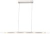 LED Hängelampe, nickel matt, Glas satiniert, H 150 cm Bild 3