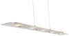 LED Hängelampe, nickel matt, Glas satiniert, H 150 cm Bild 4