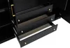 Vente-unique - LIZANDRO Wardrobe and walk-in wardrobe Holz, Platte Schwarz - B 58 cm x H 200 cm x L 196 cm Bild 4