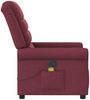 vidaXL Massagesessel Weinrot Stoff 4015649 Bild 4