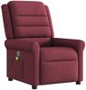 vidaXL Massagesessel Weinrot Stoff 4015649 Bild 2