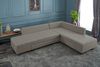 Eckschlafsofa, 'Manama', 85 x 206 x 280, Creme Bild 2
