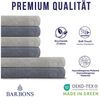 BARBONS Handtuch Set Handtücher 6-tlg, 2x Badetuch & 4x Badehandtuch Duschtücher, (6-St), Walkfrottee, 100% Baumwolle, saugstark, weich Bild 3