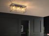 LED Deckenleuchte 3-flammig Schwarz Gold dimmbar über Schalter, Breite 83cm Bild 5