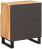 vidaXL Nachttisch Natur 50 x 33 x 60 cm Massivholz Mango 4018052 Bild 5
