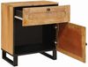 vidaXL Nachttisch Natur 50 x 33 x 60 cm Massivholz Mango 4018052 Bild 2