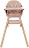 Kikkaboo Kinderhochstuhl Woody 3 in 1 Holzbeine Kinderstuhl Fußstütze Tablett pink Bild 2