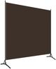 vidaXL Paravent Braun 175x180 cm Stoff 320736 Bild 2