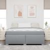 vidaXL Bettrahmen mit Matratze Hellgrau 180 x 200 cm Stoff 3399201 Bild 3