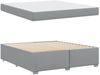 vidaXL Bettrahmen mit Matratze Hellgrau 180 x 200 cm Stoff 3399201 Bild 4