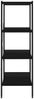 vidaXL Regal mit 4 Böden Schwarz 80x40x130 cm 336343 Bild 4