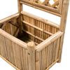 vidaXL Pflanzenbehälter mit Spalier Bambus 40 cm 43713 Bild 4