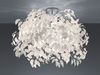 Deckenleuchte, Metall Chrom, Blumen, 70 cm Bild 3