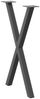 vidaXL Esstischbeine X-Form 2 Stk. Anthrazit 50x(72-73) cm Stahl 4012910 Bild 4