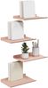 vidaXL Schwebendes Regal 4 pcs Rosa 30 x 18 x 2,5 cm Stahl 8003999 Bild 3